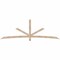 Ekena Millwork Alberta Smooth Timber Gable Bracket, Douglas Fir, 108"W x 36"H x 1 1/2"D x 3 1/2"F, 8/12 Pitch GBW108X36X0204ALB00SDF - alternate 1